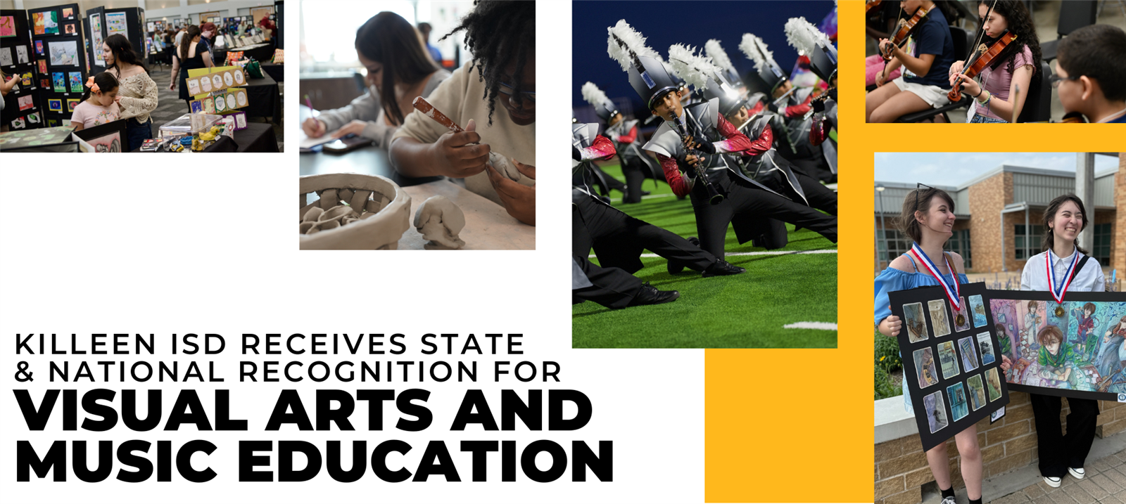 Killeen ISD Receives State and National Recognition for Visual Arts and Music Education 